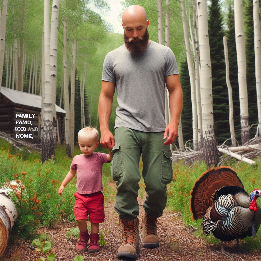 Damien the shaman & Oliver in the Woods of New Mexico