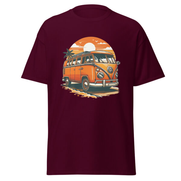 Vintage Orange Volkswagen Bus Design Classic Unisex Tee