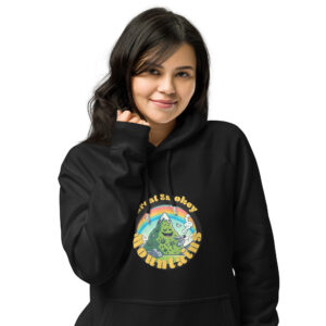 Great Smokey Mountains Smoking Unisex Eco Raglan Hoodie